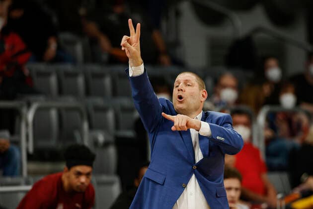 Headcoach Oren Amiel (Brose Bamberg) amberg - HAKRO Merlins Crailsheim - easyCredit-BBL - Basketball Bundesliga Saison 2021 22 Spieltag 17, 29.03.2022 Bamberg, Brose Arena Foto: Daniel Löb Loeb Copyright: DanielxLöb