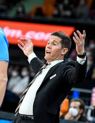 GER, EuroCup, ratiopharm ulm vs Frutti Extra Bursaspor 29.03.2022, ratiopharm arena, Neu-Ulm, GER, EuroCup, ratiopharm ulm vs Frutti Extra Bursaspor, im Bild Jaka Lakovic (Ulm)
