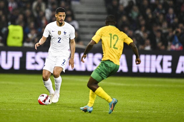 William Saliba (Fra) FOOTBALL : France vs Afrique du Sud - Match Amical - 29 03 2022 JBAutissier Panoramic 