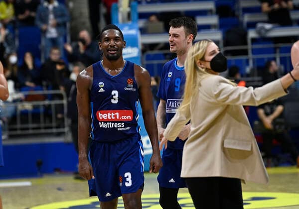 Jaleen Smith of Alba Berlin in action during the Turkish Airlines EuroLeague Regular Season Round 21 match between Fenerbahce Beko Istanbul and Alba Berlin at Ulker Sports Arena in Istanbul, Turkey , on March 29, 2022 