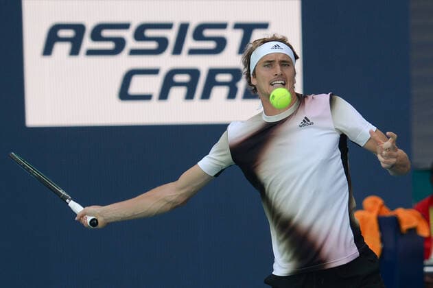 Tennis, ATP-Turnier in Miami Alexander Zverev (GER) defeated Thanasi Kokkinakis (AUS) 6-4, 6-4, at the Miami Open being played at Hard Rock Stadium in Miami Gardens, Florida on March 29, 2022: Ã‚ Tennisclix CSM Miami Gardens USA - ZUMAc04_ 20220329_zaf_c04_011 Copyright: xKarlaxKinnex