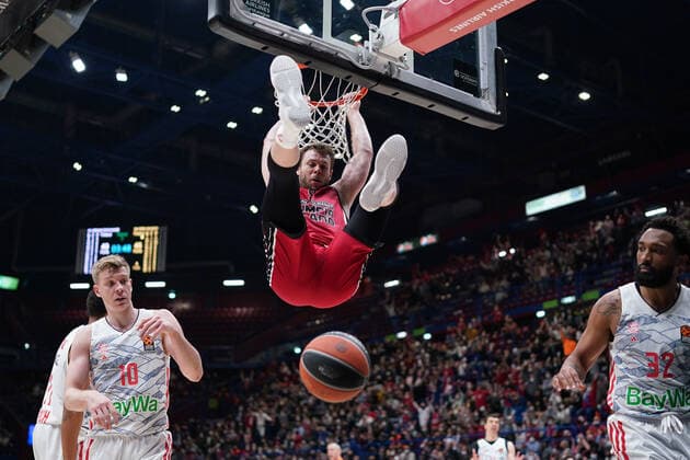 March 29, 2022, Milan, Italy: Milan, Italy, Mediolanum Forum, March 29, 2022, Nicolo Melli (AX Armani Exchange Olimpia Milano) during A.X Armani Exchange Milano vs Bayern Monaco - Basketball Euroleague Championship. Basketball Euroleague Championship - A X Armani Exchange Milano vs Bayern Monaco, Milan, Italy - ZUMAl164 20220329_zsa_l164_096 Copyright: xSimonexLucarellix