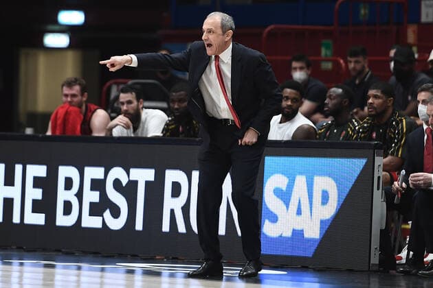 Db Milano 29 03 2022 - basket Eurolega AX Armani Exchange Olimpia Milano-Fc Bayern Munich foto Daniele Buffa Image nella foto: Ettore Messina 