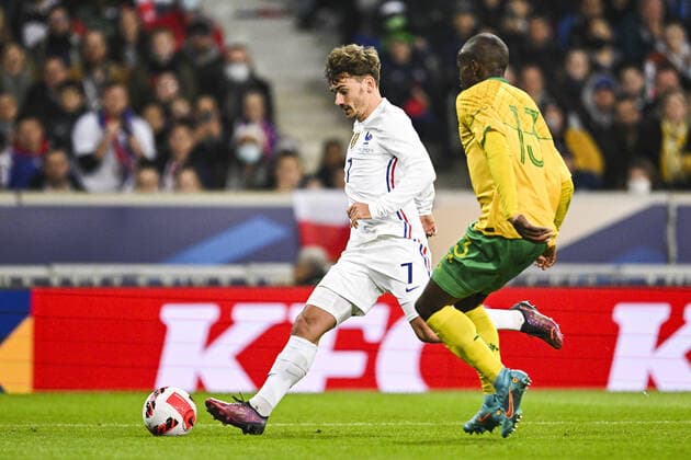 Fußball, Frankreich - Südafrika Antoine Griezmann (Fra) FOOTBALL : France vs Afrique du Sud - Match Amical - 29 03 2022 JBAutissier Panoramic 