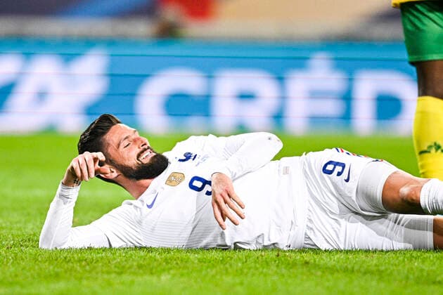 Sport Bilder des Tages Fußball, Frankreich - Südafrika Olivier Giroud (Fra) FOOTBALL : France vs Afrique du Sud - Match Amical - 29 03 2022 JBAutissier Panoramic 