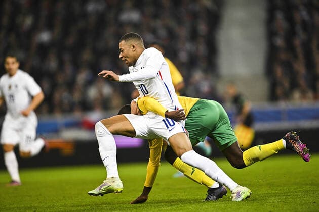 Fußball, Frankreich - Südafrika Kylian MBappe (Fra) FOOTBALL : France vs Afrique du Sud - Match Amical - 29 03 2022 JBAutissier Panoramic 