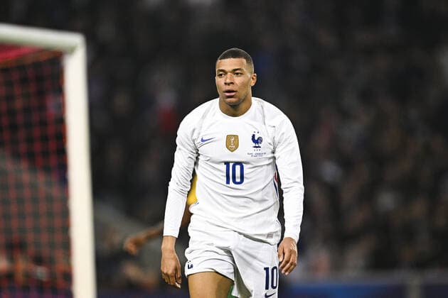 Fußball, Frankreich - Südafrika Kylian MBappe (Fra) FOOTBALL : France vs Afrique du Sud - Match Amical - 29 03 2022 JBAutissier Panoramic 
