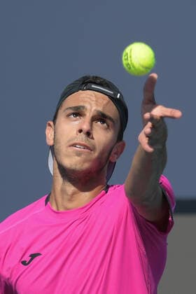 Tennis, ATP-Turnier in Miami Francisco Cerundolo (ARG) defeated Frances Tiafoe (USA) 6-7 (2-7), 7-6 (7-3), 6-2, at the Miami Open being played at Hard Rock Stadium in Miami Gardens, Florida on March 29, 2022: Ã‚ Tennisclix CSM Miami Gardens USA - ZUMAc04_ 20220329_zaf_c04_049 Copyright: xKarlaxKinnex