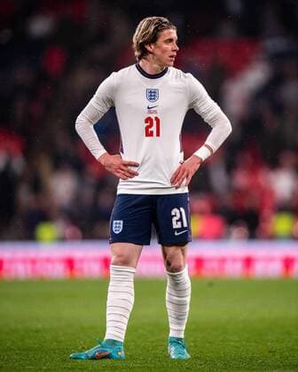 LONDON, ENGLAND - MARCH 29: Conor Gallagher of England during the International Friendly, Länderspiel, Nationalmannschaft match between England and Ivory Coast at Wembley Stadium on March 29, 2022 in London, E England v Ivory Coast - International Friendly Copyright: xSebastianxFrejx