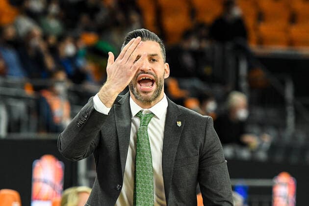 GER, EuroCup, ratiopharm ulm vs Frutti Extra Bursaspor 29.03.2022, ratiopharm arena, Neu-Ulm, GER, EuroCup, ratiopharm ulm vs Frutti Extra Bursaspor, im Bild Dusan Alimpijevic (Bursaspor)