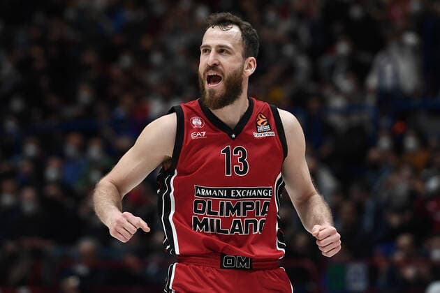 Db Milano 31 03 2022 - basket Eurolega AX Armani Exchange Olimpia Milano-As Monaco foto Daniele Buffa Image nella foto: Sergio Rodriguez 