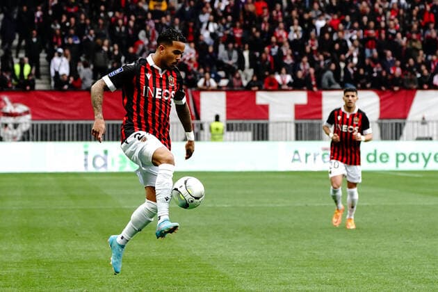 Justin Kluivert (OGC Nice) FOOTBALL : OGC Nice vs Rennes - Ligue 1 Uber Eats - Nice - 02 04 2022 NorbertScanella Panoramic 