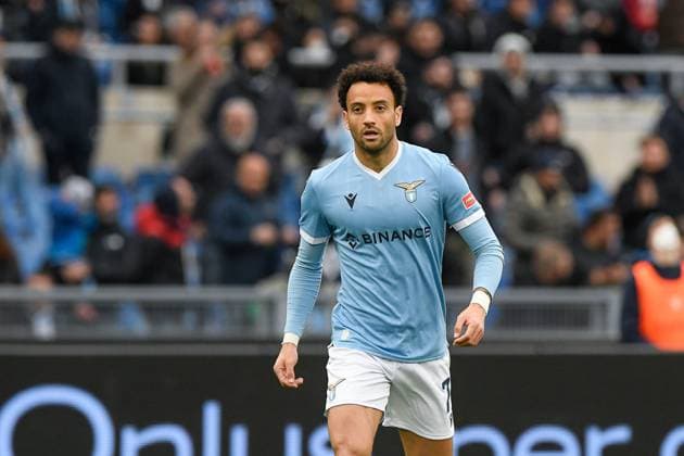 FuÃŸball, PortrÃ¤ts, Serie A, Lazio Rom 2nd April 2022 : Stadio Olimpico, Rome, Italy; Serie A football, SS Lazio versus Sassuolo; Felipe Anderson of SS Lazio  ActionPlus12375134 AllShotLive