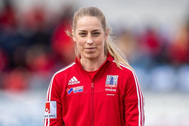 220403 Vittsjös Linda Sällström under fotbollsmatchen i Damallsvenskan mellan Vittsjö och FC Rosengard den 3 april 2022 i Vittsjö. Copyright: MATHILDAxAHLBERG BB220403BB742