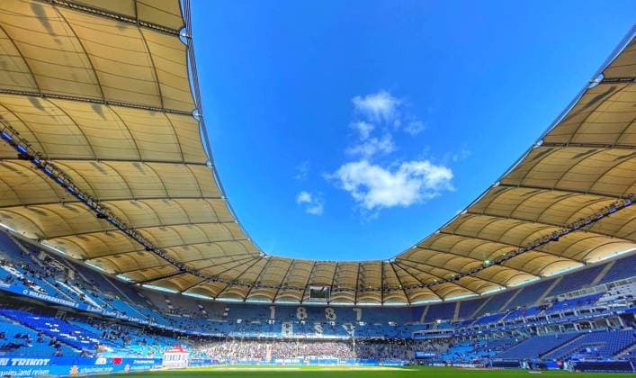 Fussball I Herren I 2.Bundesliga l Hamburger SV - SC Paderborn 07 I 28.Spieltag I Saison 2021-2022 I HSV I Paderborn I 02.04.2022 I Volksparkstadion , Sportplatz : Volksparkstadion, Stellingen Hamburg Deutschland