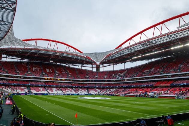 Benfica v Liverpool UEFA Champions League General view of Estadio da Luz during the UEFA Champions League Quarter Final First Leg match at Estadio da Luz, Lisbon Content Not Available For UK Newspapers Copyright: xDiogoxSilvax FIL-16736-0006 UK Newspapers OUT