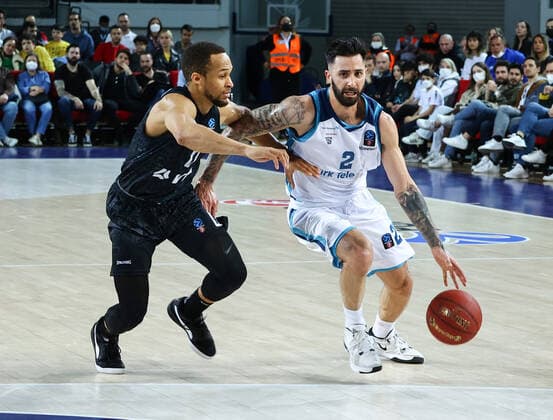Turk Telekom vs Hamburg Towers Eurocup match in Ankara, Turkey, on 6 April 2022. ( Copyright: MuhammedxAlixYahsix-xDepoxPhotos 17487826