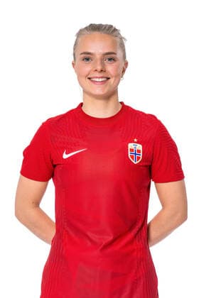 Fußball, Frauen, EM Kader 2022, Nationalteam Norwegen 220407 Emilie Woldvik of the Norwegian women?s national football team poses for a portrait on April 4, 2022 in Oslo. Photo: Vegard Grott BILDBYRAN kod VG VG0262 bbeng fotball fotboll football norge norway a kvinner portrett porträtt portraits dam Copyright: VEGARDxGRoTT BB220407VG146