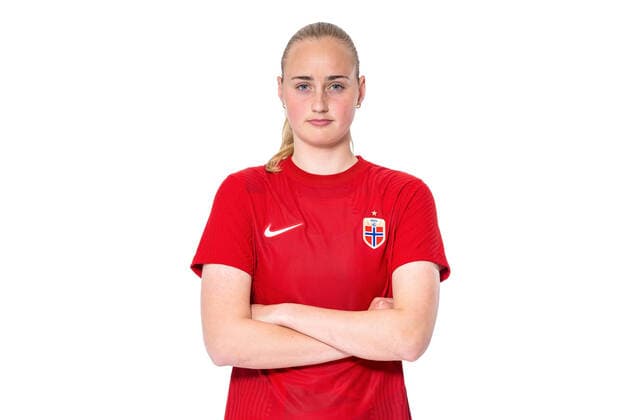 Fußball, Frauen, EM Kader 2022, Nationalteam Norwegen 220407 Emilie Bragstad of the Norwegian women?s national football team poses for a portrait on April 4, 2022 in Oslo. Photo: Vegard Grott BILDBYRAN kod VG VG0262 bbeng fotball fotboll football norge norway a kvinner portrett porträtt portraits dam Copyright: VEGARDxGRoTT BB220407VG172