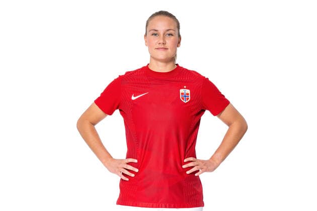 Fußball, Frauen, EM Kader 2022, Nationalteam Norwegen 220407 Lisa Fjeldstad Naalsund of the Norwegian women?s national football team poses for a portrait on April 4, 2022 in Oslo. Photo: Vegard Grott BILDBYRAN kod VG VG0262 bbeng fotball fotboll football norge norway a kvinner portrett porträtt portraits dam Copyright: VEGARDxGRoTT BB220407VG204
