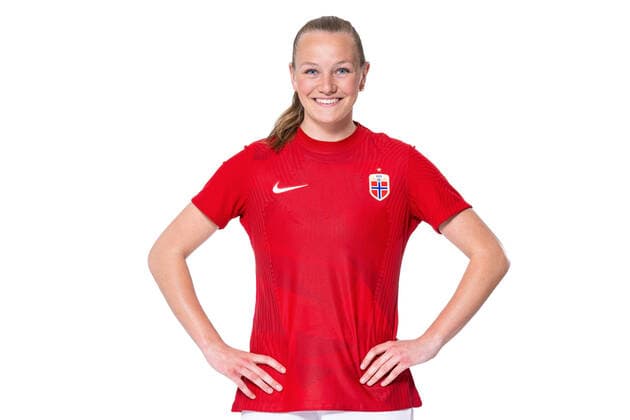 Fußball, Frauen, EM Kader 2022, Nationalteam Norwegen 220407 Frida Maanum of the Norwegian women?s national football team poses for a portrait on April 4, 2022 in Oslo. Photo: Vegard Grott BILDBYRAN kod VG VG0262 bbeng fotball fotboll football norge norway a kvinner portrett porträtt portraits dam Copyright: VEGARDxGRoTT BB220407VG272