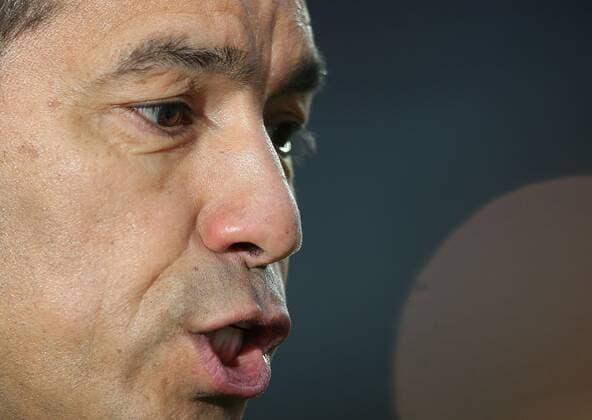 Mandatory Credit: Photo by Michael Zemanek Shutterstock (12885087j) Giovanni van Bronckhorst manager of Rangers Braga v Rangers, UEFA Europa League, Quarter Final, First Leg, Football, Estadio Municipal de Braga, Braga, Portugal - 07 Apr 2022 EDITORIAL USE ONLY No use with unauthorised audio, video, data, fixture lists, club league logos or live services. Online in-match use limited to 120 images, no video emulation. No use in betting, games or single club league player publications. Braga v Rangers, UEFA Europa League, Quarter Final, First Leg, Football, Estadio Municipal de Braga, Braga, Portugal - 07 Apr 2022 EDITORIAL USE ONLY No use with unauthorised audio, video, data, fixture lists, club league logos or live services. Online in-match use limited to 120 images, no video emulation. No use in betting, games or single club league player publications. Copyright: xMichaelxZemanek Shutterstockx 12885087j