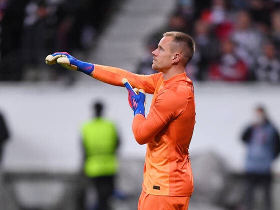 FUSSBALL EUROPA LEAGUE SAISON 2021 2022 Viertelfinal Hinspiel Eintracht Frankfurt - FC Barcelona, Barca 07.04.2022 Torwart Marc Andre ter Stegen (Barca)