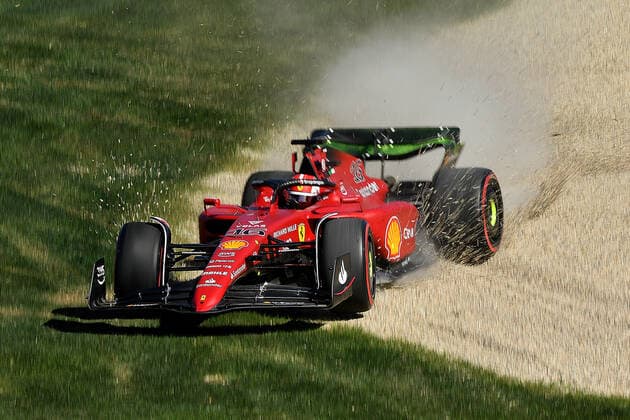 AUSTRALIAN F1 GRAND PRIX, Charles Leclerc of Ferrari during Practice 1 for the Formula 1 Australian Grand Prix 2022 at the Albert Park Grand Prix Circuit in Melbourne, Friday, April 8, 2022. ( NO ARCHIVING, EDITORIAL USE ONLY, NO USE IN BOOKS WITHOUT CONSENT MELBOURNE VIC AUSTRALIA  Copyright: xJOELxCARRETTx 20220408001644870608