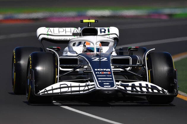 AUSTRALIAN F1 GRAND PRIX, Yuki Tsunoda of AlphaTauri during the Formula 1 Australian Grand Prix 2022 at the Albert Park Grand Prix Circuit in Melbourne, Friday, April 8, 2022. ( NO ARCHIVING, EDITORIAL USE ONLY, NO USE IN BOOKS WITHOUT CONSENT MELBOURNE VIC AUSTRALIA  Copyright: xJOELxCARRETTx 20220408001644878412