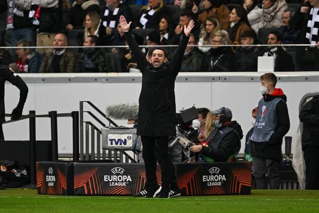 Chef-Trainer Xavi FC Barcelona, Barca , Eintracht Frankfurt vs. FC Barcelona, Europa League, Viertelfinale, Hinspiel, 07.04.2022