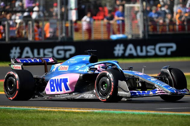 AUSTRALIAN F1 GRAND PRIX, Fernando Alonso of Alpine during Practice 1 for the Formula 1 Australian Grand Prix 2022 at the Albert Park Grand Prix Circuit in Melbourne, Friday, April 8, 2022. ( NO ARCHIVING, EDITORIAL USE ONLY, NO USE IN BOOKS WITHOUT CONSENT MELBOURNE VIC AUSTRALIA  Copyright: xJOELxCARRETTx 20220408001644912468