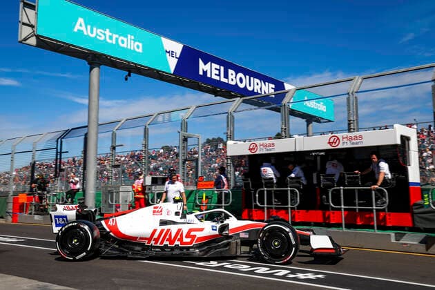 47 Mick Schumacher (DEU, Haas F1 Team), F1 Grand Prix of Australia at Melbourne Grand Prix Circuit on April 8, 2022 in Melbourne, Australia. (Photo by HOCH ZWEI) Melbourne Australia