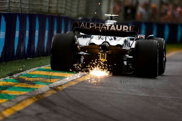 22 Yuki Tsunoda (JPN, Scuderia AlphaTauri), F1 Grand Prix of Australia at Melbourne Grand Prix Circuit on April 8, 2022 in Melbourne, Australia. (Photo by HOCH ZWEI) Melbourne Australia