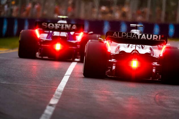 10 Pierre Gasly (FRA, Scuderia AlphaTauri), F1 Grand Prix of Australia at Melbourne Grand Prix Circuit on April 8, 2022 in Melbourne, Australia. (Photo by HOCH ZWEI) Melbourne Australia