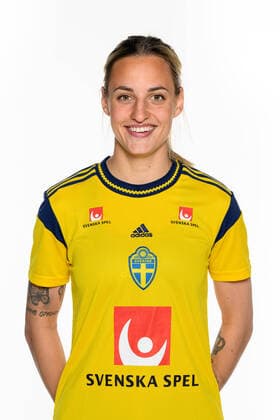 220405 Nathalie Björn under en porträttfotografering med det svenska damlandslaget i fotboll den 5 april 2022 i Göteborg. Copyright: CARLxSANDIN BB220405CS075