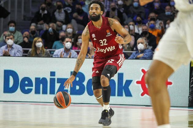 April 8, 2022, MADRID, MADRID, SPAIN: Darrun Hilliard of FC Bayern Munchen in action during Turkish Airlines Euroleague basketball match between Real Madrid and of FC Bayern Munchen at Wizink Center on April 08, 2022 in Madrid, Spain. MADRID SPAIN - ZUMAa181 20220408_zaa_a181_044 Copyright: xIrinaxR.xHipolitox