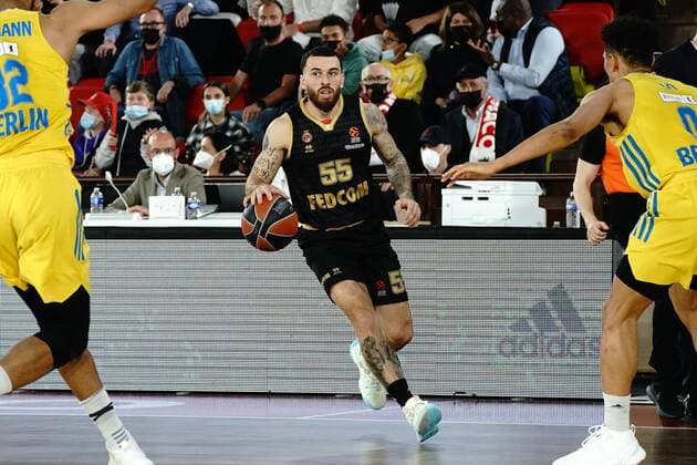 Mike James (AS Monaco) BASKETBALL : Monaco vs Alba Berlin - Euroleague - Monaco - 08 04 2022 NorbertScanella Panoramic 