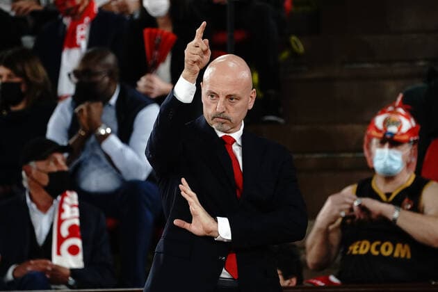 Sasa Obradovic (Coach de l AS Monaco) BASKETBALL : Monaco vs Alba Berlin - Euroleague - Monaco - 08 04 2022 NorbertScanella Panoramic 