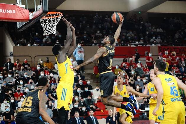 Dwayne Bacon (AS Monaco) BASKETBALL : Monaco vs Alba Berlin - Euroleague - Monaco - 08 04 2022 NorbertScanella Panoramic 