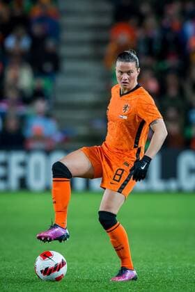 GRONINGEN - Sherida Spitse of the Netherlands during the Women s World Cup Qualifying match between the Netherlands and Cyprus at the Euroborg Stadium on April 8, 2022 in Groningen, Netherlands. ANP COR LASKER FIFA Women™s World Cup 2023 Qualifiers 2021 2022 xVIxANPxSportx xxANPxIVx