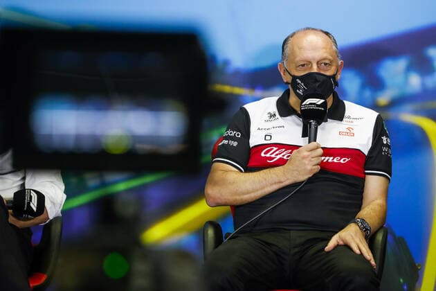 VASSEUR Frederic (fra), Team Principal of Alfa Romeo F1 Team ORLEN, portrait, press conference, PK, Pressekonferenz during the Formula 1 Heineken Australian Grand Prix 2022, 3rd round of the 2022 FIA Formula One World Championship, WM, Weltmeisterschaft on the Albert Park Circuit, from April 8 to 10, 2022 in Melbourne, Australia - F1 - AUSTRALIAN GRAND PRIX 2022 DPPI Panoramic 00122008__V2_8589