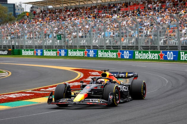 1 Max Verstappen (NLD, Oracle Red Bull Racing), F1 Grand Prix of Australia at Melbourne Grand Prix Circuit on April 9, 2022 in Melbourne, Australia. (Photo by HOCH ZWEI) Melbourne Australia