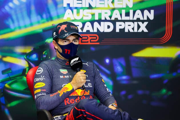 11 Sergio Perez (MEX, Oracle Red Bull Racing), F1 Grand Prix of Australia at Melbourne Grand Prix Circuit on April 9, 2022 in Melbourne, Australia. (Photo by HOCH ZWEI) Melbourne Australia