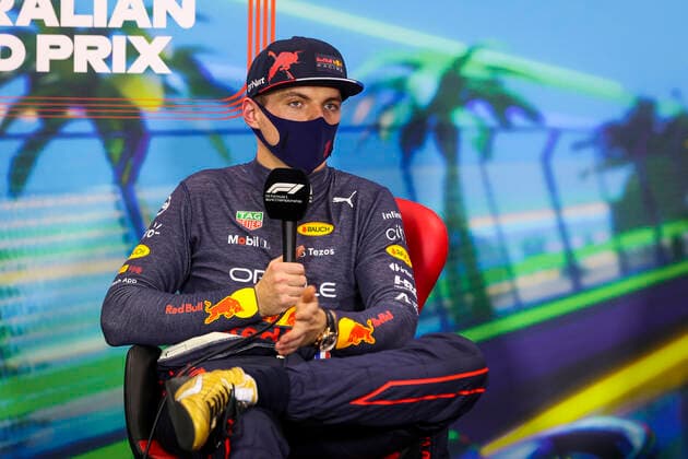 1 Max Verstappen (NLD, Oracle Red Bull Racing), F1 Grand Prix of Australia at Melbourne Grand Prix Circuit on April 9, 2022 in Melbourne, Australia. (Photo by HOCH ZWEI) Melbourne Australia