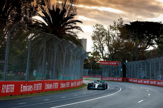 44 Lewis Hamilton (GBR, Mercedes-AMG Petronas F1 Team), F1 Grand Prix of Australia at Melbourne Grand Prix Circuit on April 9, 2022 in Melbourne, Australia. (Photo by HOCH ZWEI) Melbourne Australia