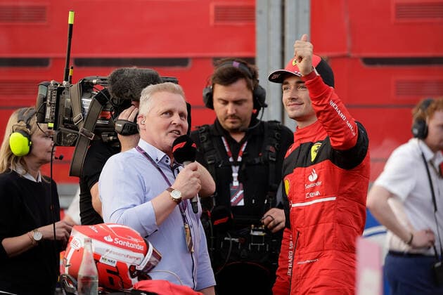 FORMULA 1 ROLEX AUSTRALIAN GRAND PRIX 2022 09.04.2022, Albert-Park, Melbourne, FORMULA 1 ROLEX AUSTRALIAN GRAND PRIX 2022 , im Bild Poleposition für Charles Leclerc (MCO), Scuderia Ferrari