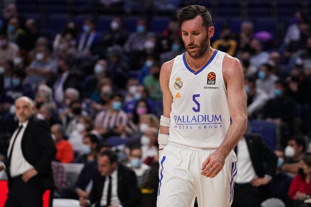Real Madrid v FC Bayern Munich - Turkish Airlines EuroLeague Rudy Fernandez of Real Madrid in action during the Turkish Airlines EuroLeague match between Real Madrid and FC Bayern Munich at Wizink Center on April 08, 2022 in Madrid, Spain. Madrid Spain  Copyright: xOscarxGonzalezx originalFilename:gonzalez-notitle220408_npRNb.jpg