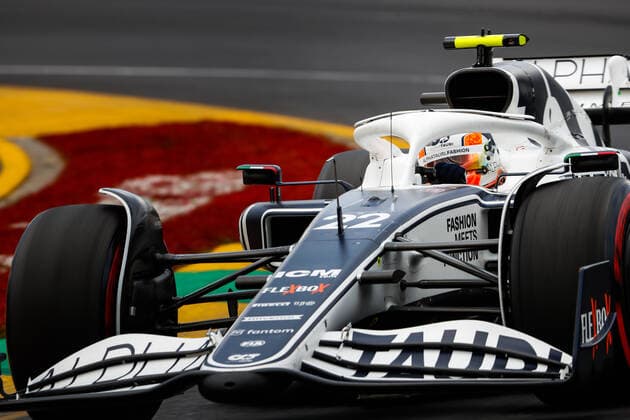 22 TSUNODA Yuki (jap), Scuderia AlphaTauri AT03, action during the Formula 1 Heineken Australian Grand Prix 2022, 3rd round of the 2022 FIA Formula One World Championship, WM, Weltmeisterschaft on the Albert Park Circuit, from April 8 to 10, 2022 in Melbourne, Australia - F1 - AUSTRALIAN GRAND PRIX 2022 DPPI Panoramic  00122008__V2_9416