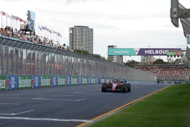 FORMULA 1 ROLEX AUSTRALIAN GRAND PRIX 2022 09.04.2022, Albert-Park, Melbourne, FORMULA 1 ROLEX AUSTRALIAN GRAND PRIX 2022 , im Bild Carlos Sainz Jr. (ESP), Scuderia Ferrari