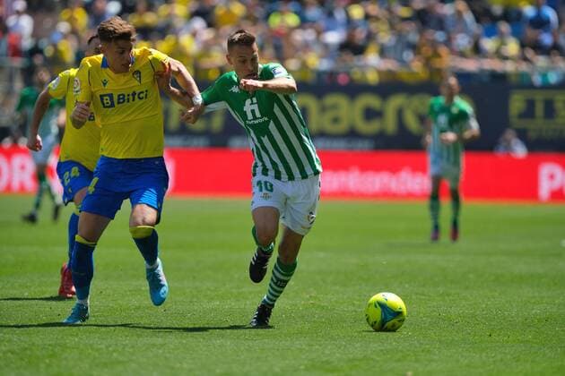 09 April 2022; stadium Nuevo Mirandilla; Cadiz; Andalucia; Spain; Primera Division; LaLiga Santander 2021 - 2022; Cadiz vs Betis 900 Cordon Press
